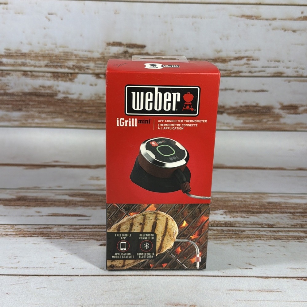 Weber iGrill Mini Digital Bluetooth App Thermometer 2156 Magnetic Base New